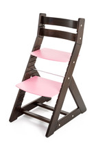 Rostoucí židle ALMA - standard (wenge, růžová)