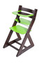 Rostoucí židle ANETA - malý pultík (wenge, zelená)