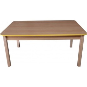 Stůl obdélníkový 120 x 80 cm (oranžová, 71)