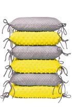 Polštářkový mantinel, yellow / little grey dots  