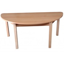 Stůl půlkulatý průměru 120 x 60 cm