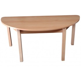 Stůl půlkulatý průměru 120 x 60 cm (oranžová, 71)