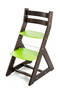 Rostoucí židle ALMA - standard (wenge, zelená)