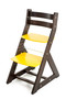 Rostoucí židle ALMA - standard (wenge, žlutá)