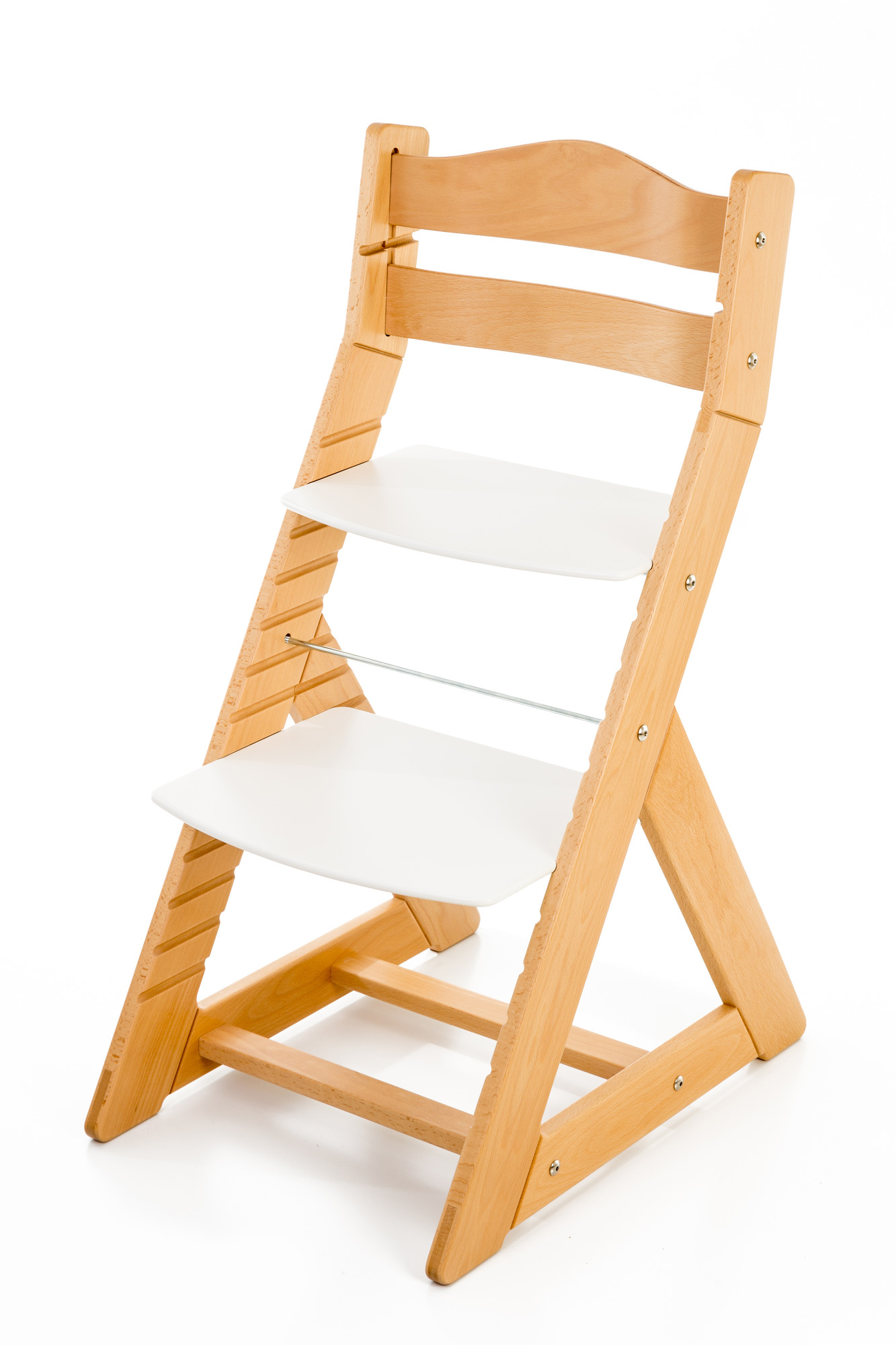 Hajdalánek Rostoucí židle MAJA - opěrka do kulata (buk, bílá)