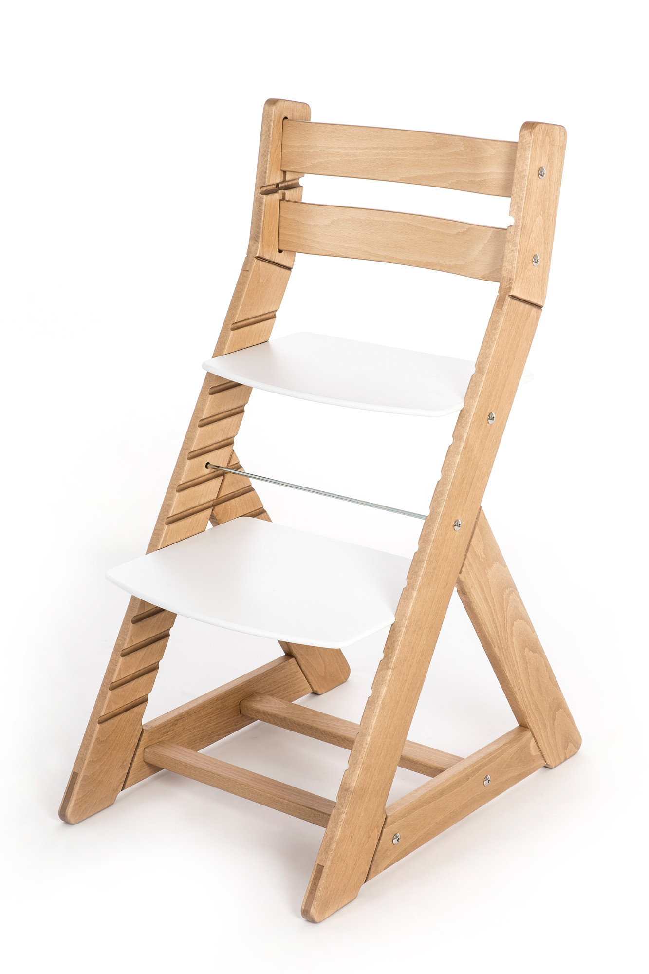 Hajdalánek Rostoucí židle ALMA - standard (dub světlý, bílá)