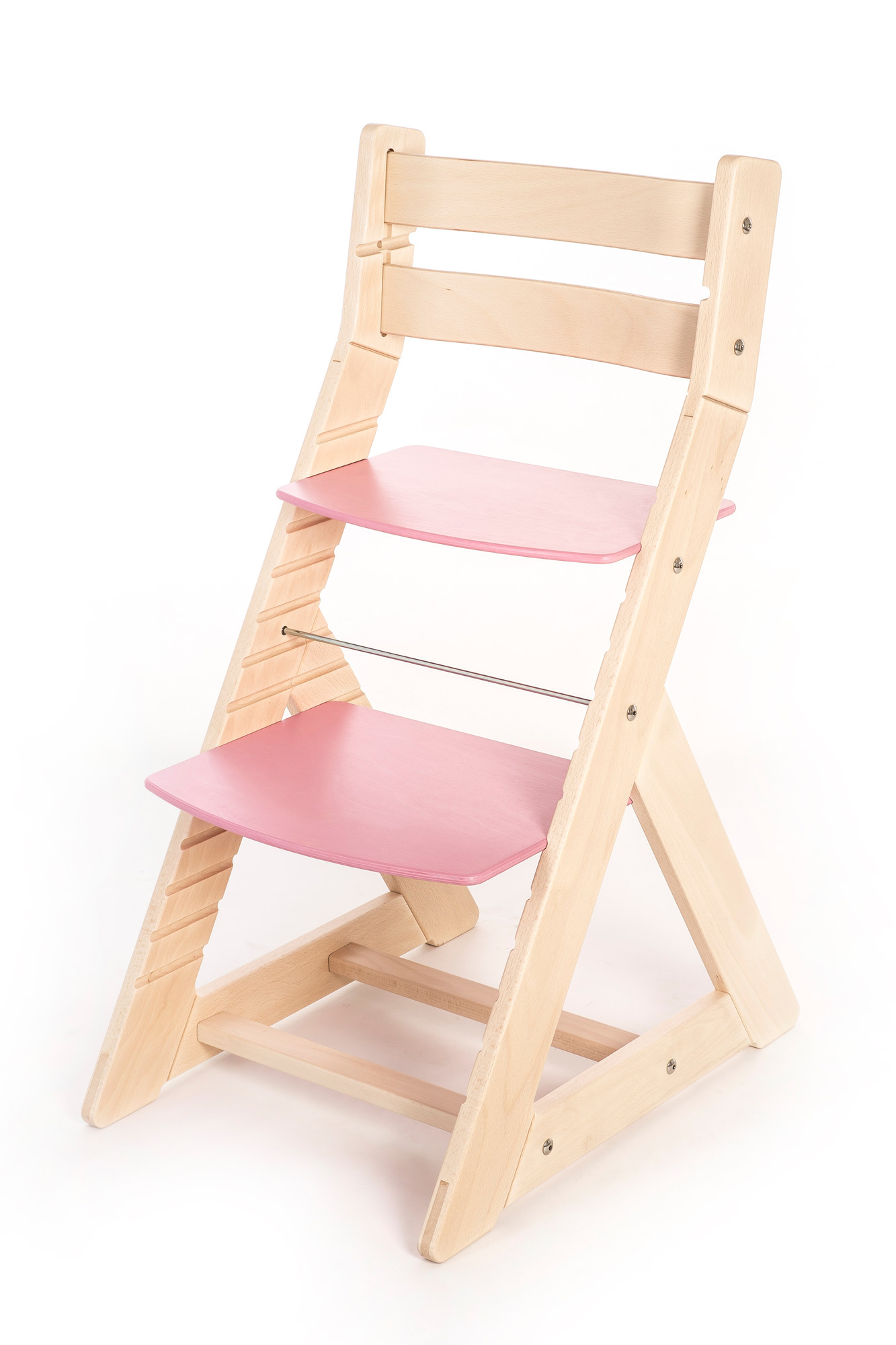 Hajdalánek Rostoucí židle ALMA - standard (bříza, růžová)