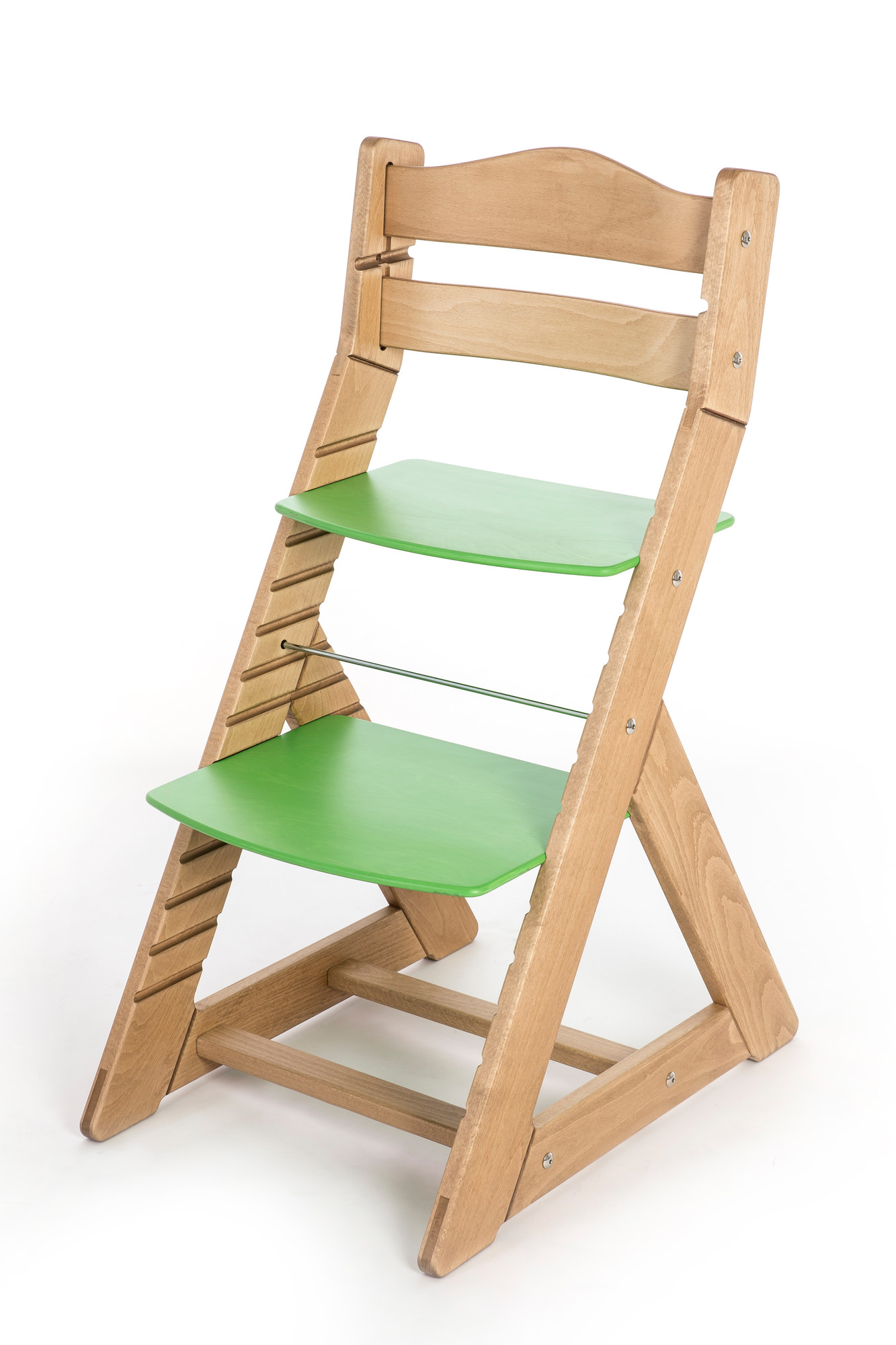 Hajdalánek Rostoucí židle MAJA - opěrka do kulata (dub světlý, zelená)