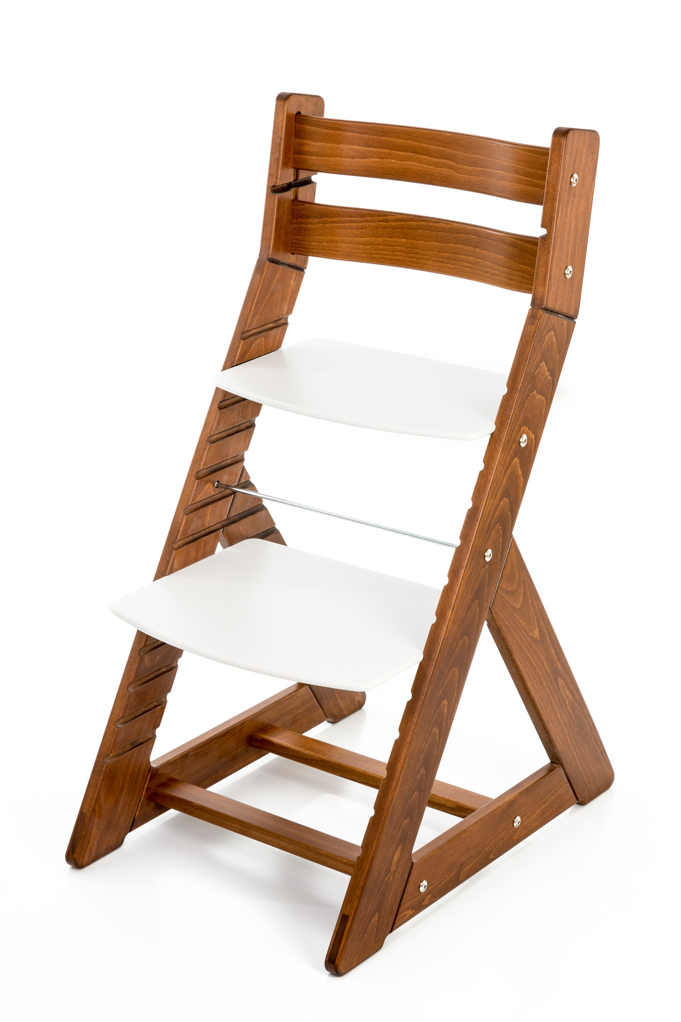 Hajdalánek Rostoucí židle ALMA - standard (dub tmavý, bílá)
