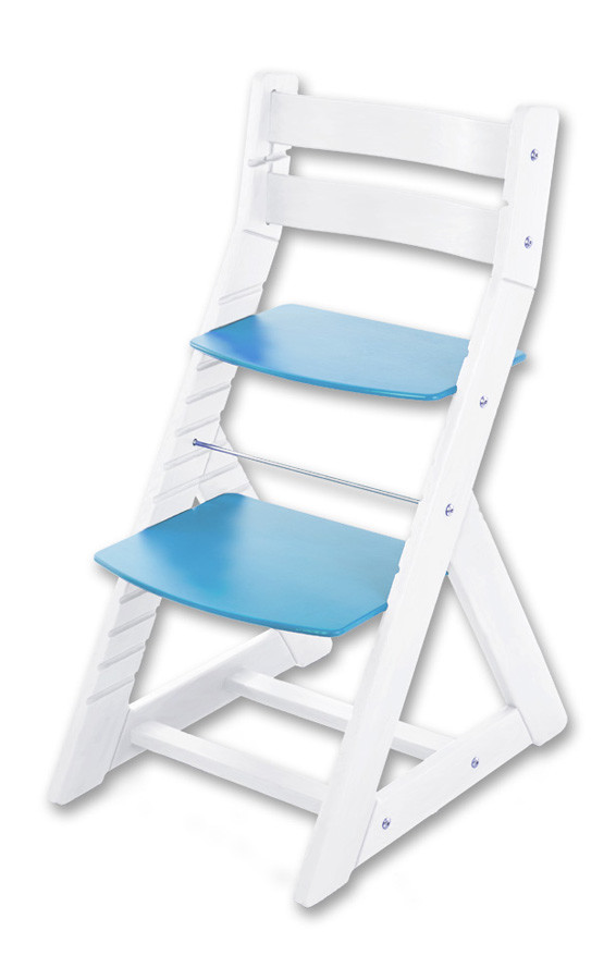 Hajdalánek Rostoucí židle ALMA - standard (bílá, modrá)