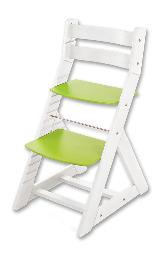 Hajdalánek Rostoucí židle ALMA - standard (bílá, zelená)