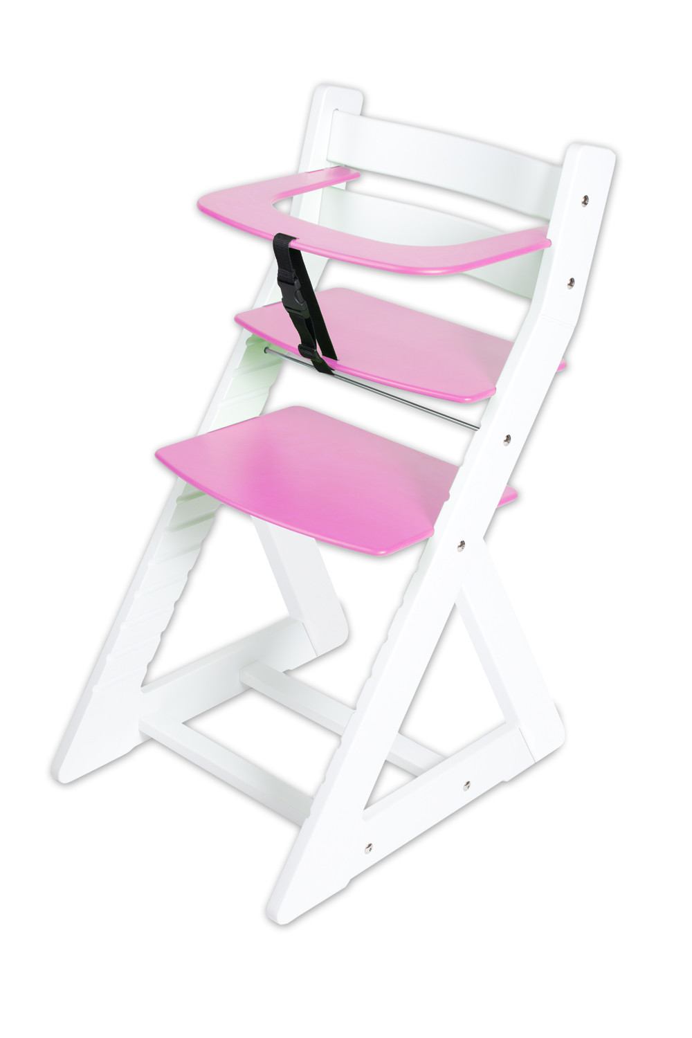 Hajdalánek Rostoucí židle ANETA - malý pultík (bílá, růžová)