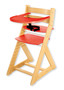 Rostoucí židle ELA - velký pultík (bříza, červená)