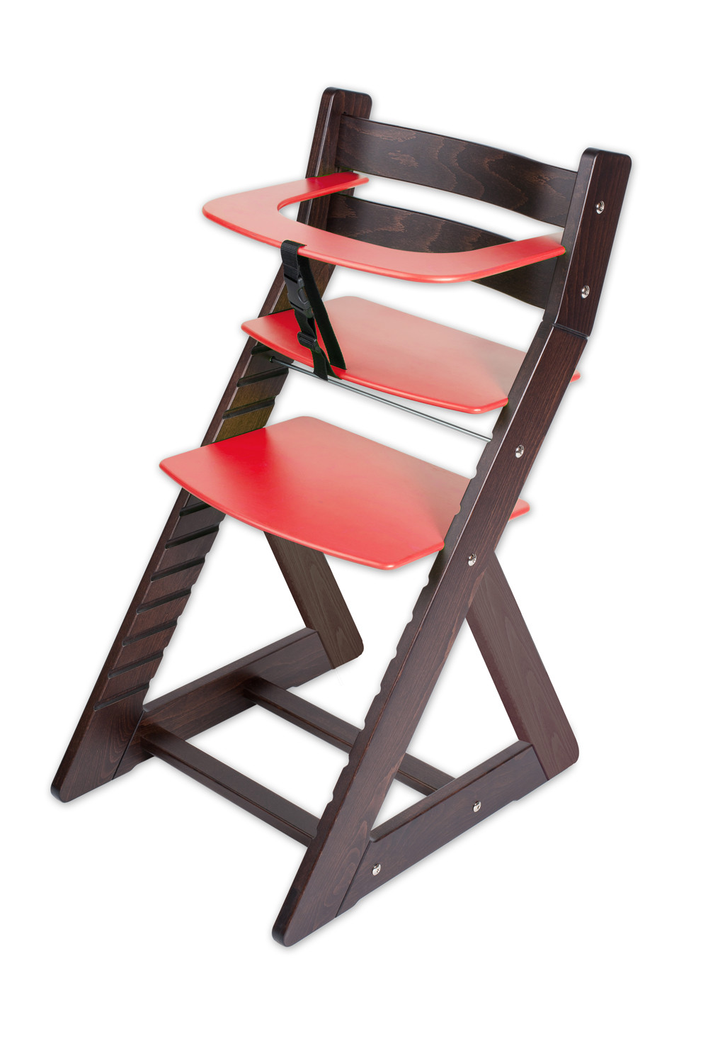 Hajdalánek Rostoucí židle ANETA - malý pultík (wenge, červená)