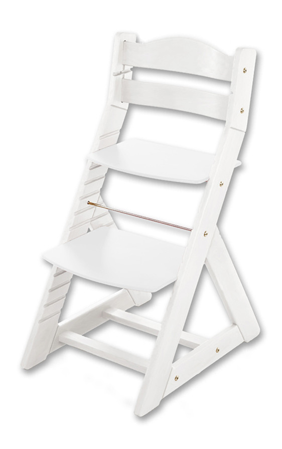 Hajdalánek Rostoucí židle MAJA - opěrka do kulata (bílá, bílá)