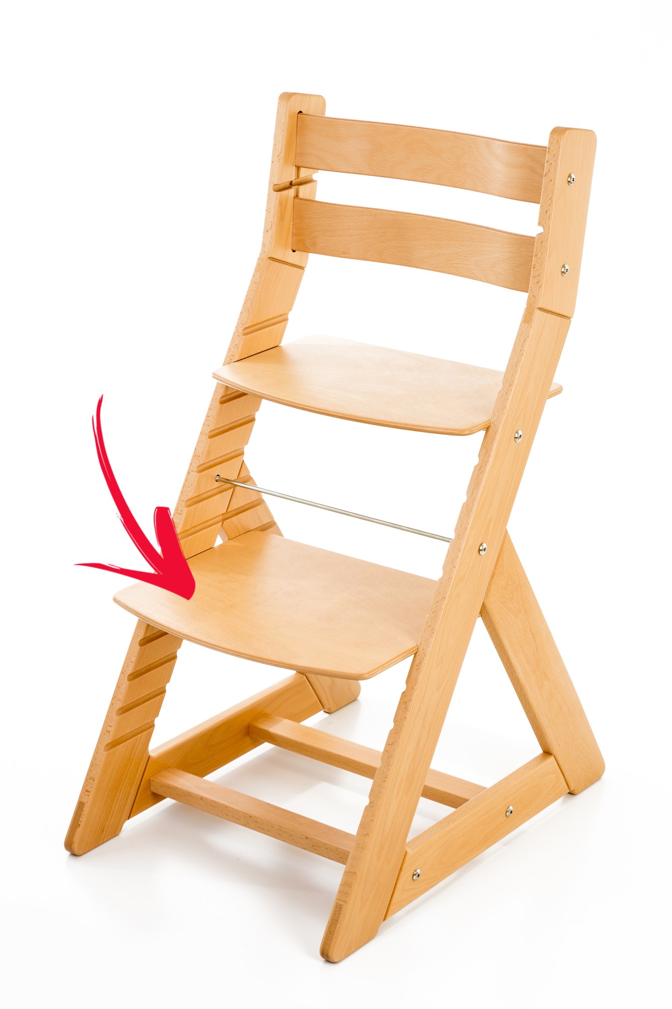 Hajdalánek Podnožka k rostoucí židli (buk)