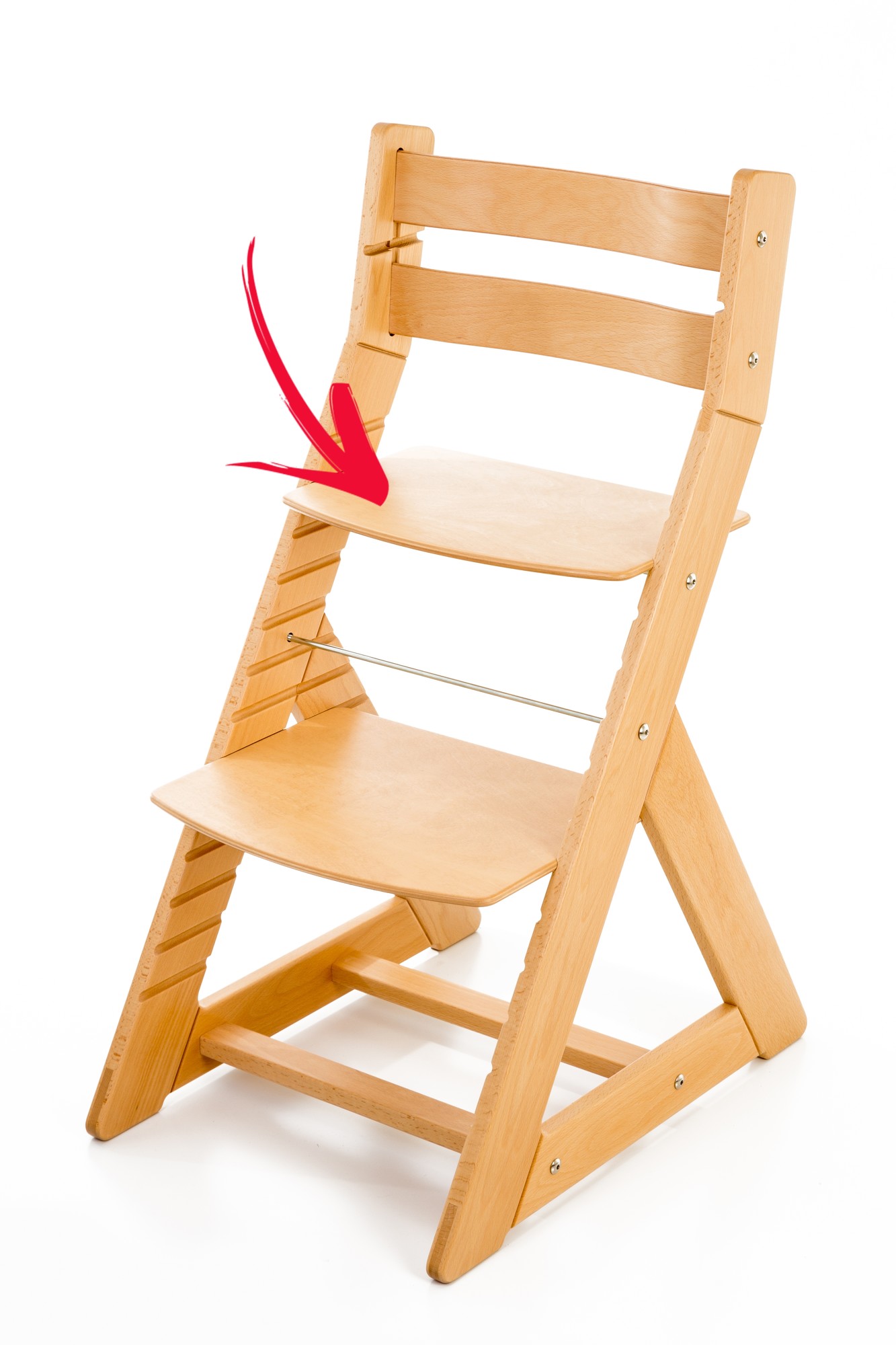 Hajdalánek Sedák k rostoucí židli (bílá)