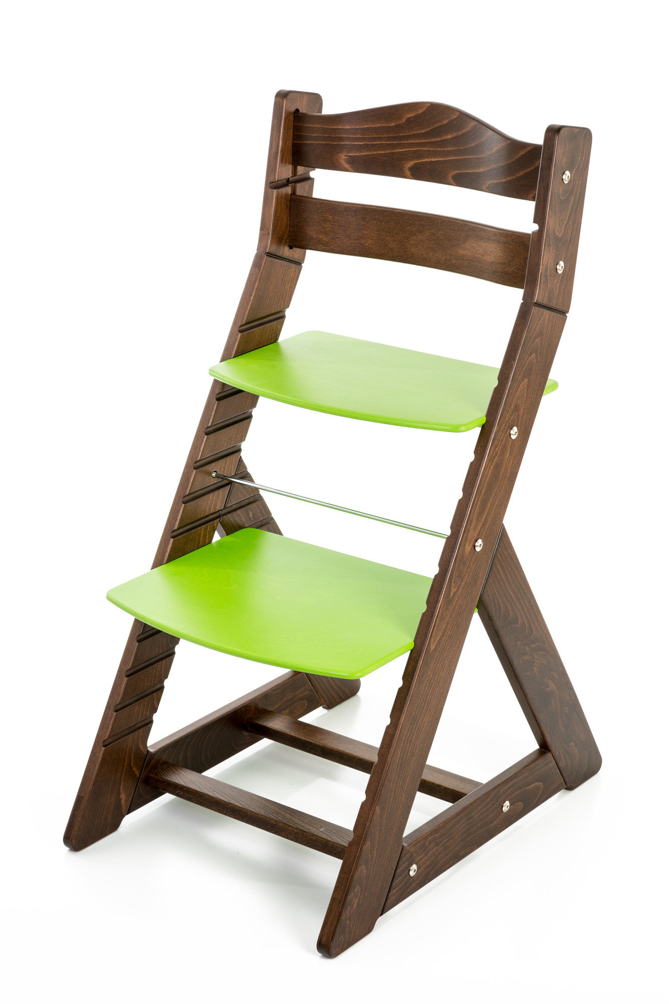 Hajdalánek Rostoucí židle MAJA - opěrka do kulata (ořech, zelená)