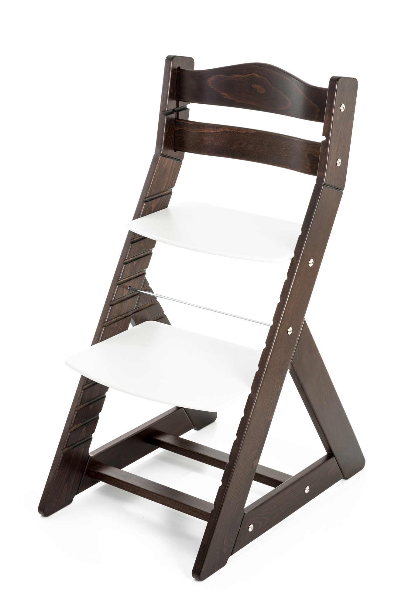 Hajdalánek Rostoucí židle MAJA - opěrka do kulata (wenge, bílá)