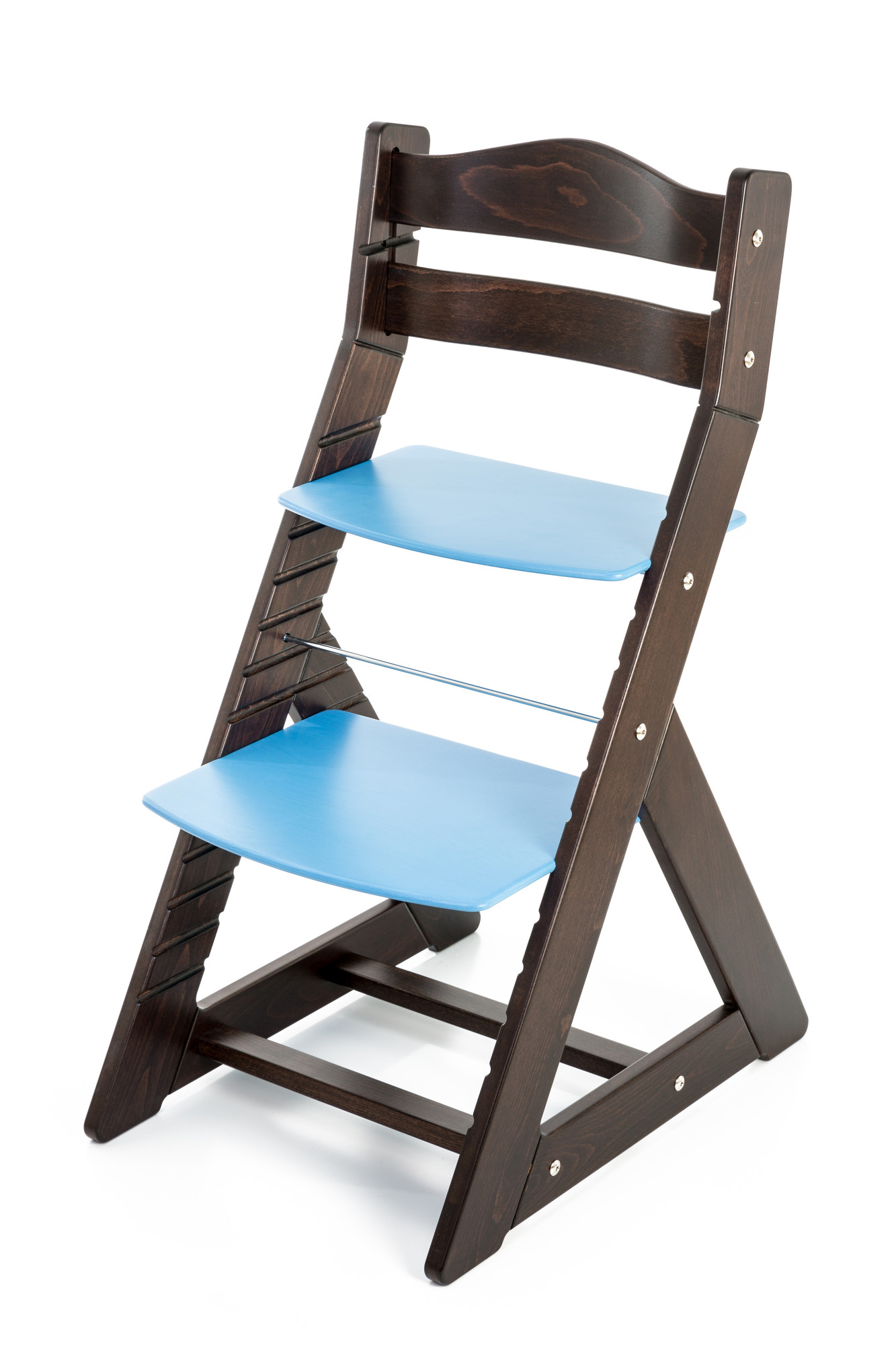 Hajdalánek Rostoucí židle MAJA - opěrka do kulata (wenge, modrá)