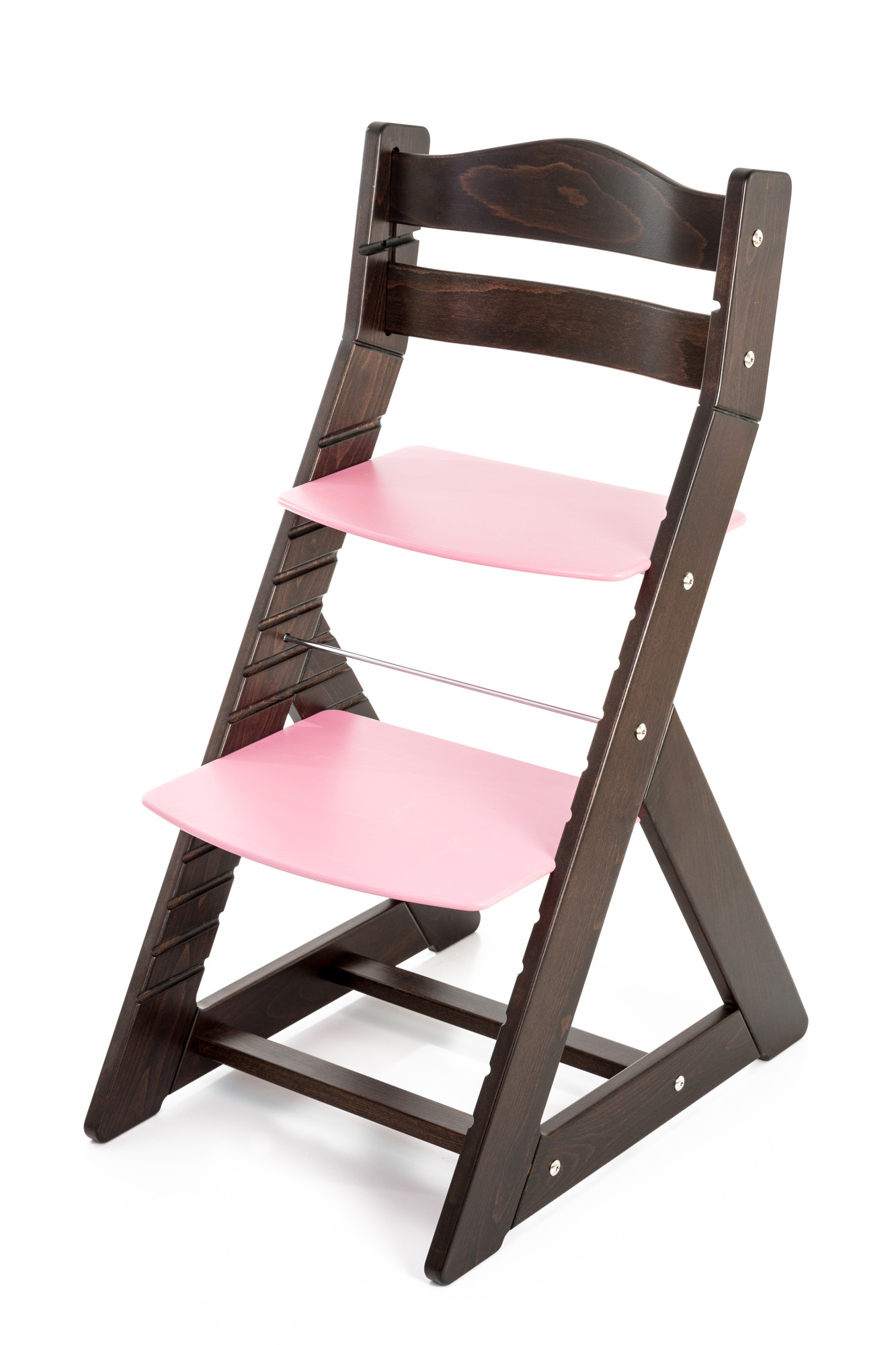 Hajdalánek Rostoucí židle MAJA - opěrka do kulata (wenge, růžová)