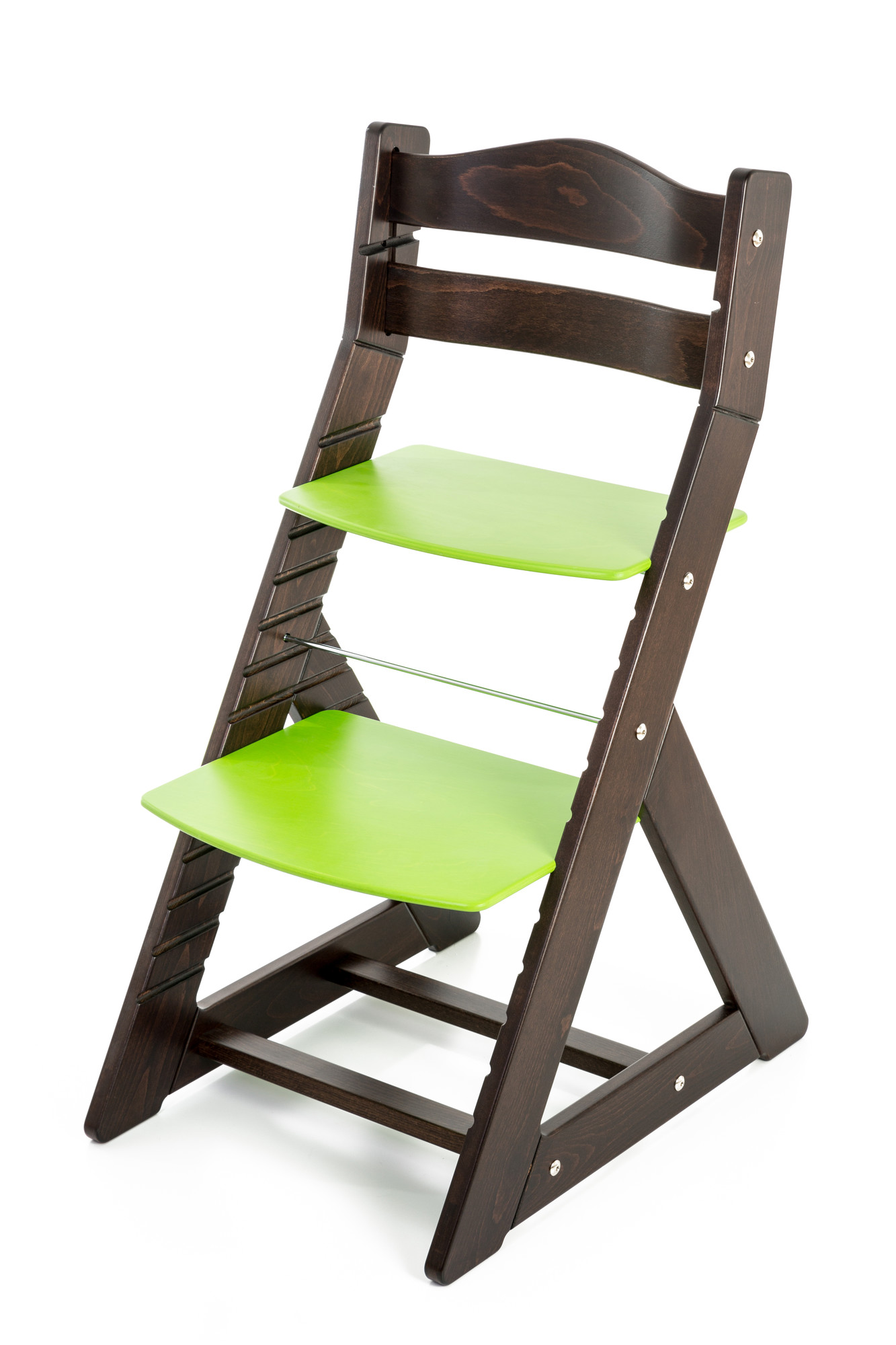 Hajdalánek Rostoucí židle MAJA - opěrka do kulata (wenge, zelená)
