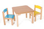 Dětský stolek MATY + židličky LUCA (žlutá, modrá)