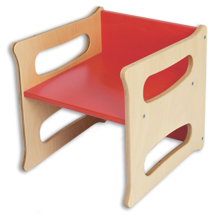 Hajdalánek Dětská židle TETRA 3v1 bříza (červená)