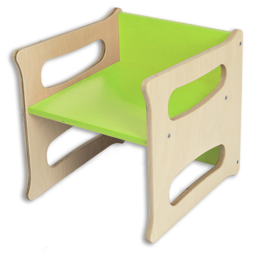 Hajdalánek Dětská židle TETRA 3v1 natur (zelená)