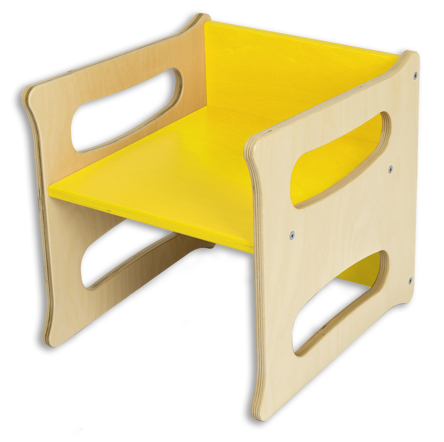Hajdalánek Dětská židle TETRA 3v1 bříza (žlutá)