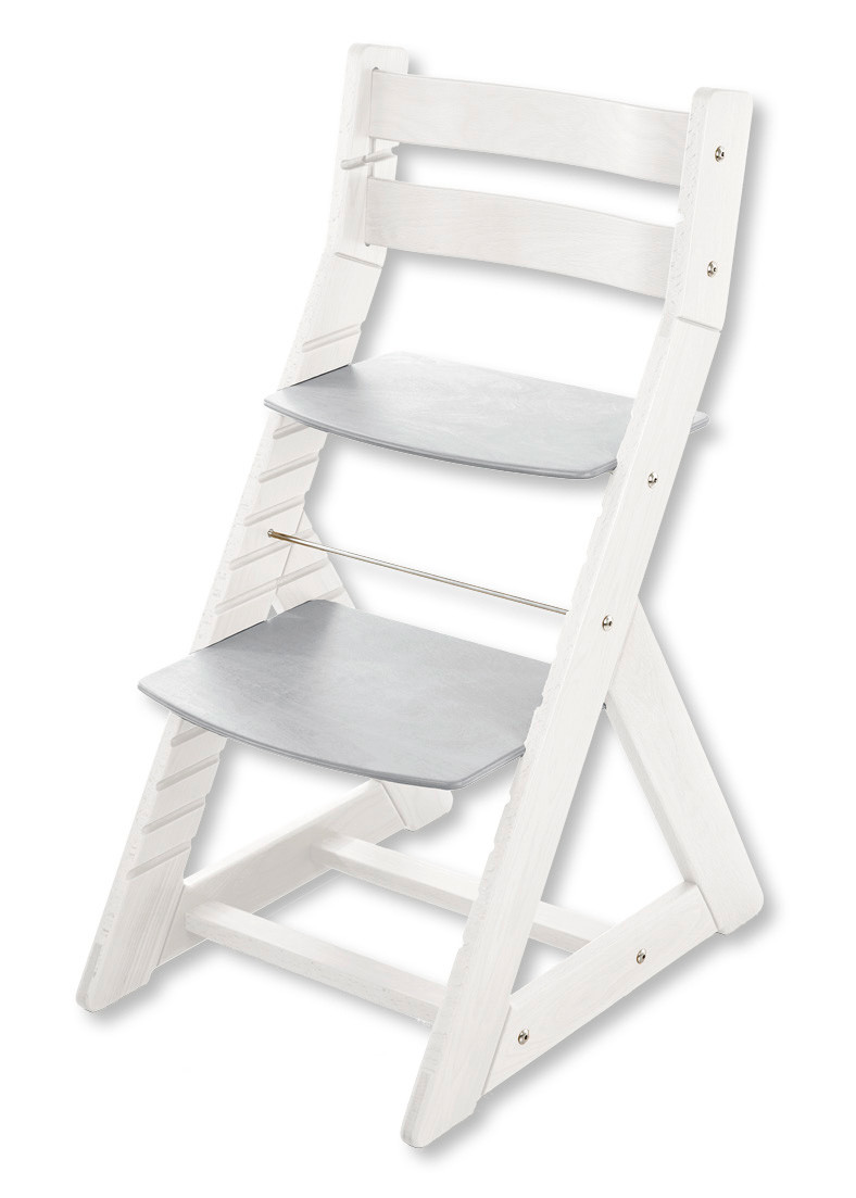 Hajdalánek Rostoucí židle ALMA - standard (bílá, světle šedá)