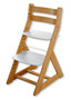 Rostoucí židle ALMA - standard (dub světlý, světle šedá)