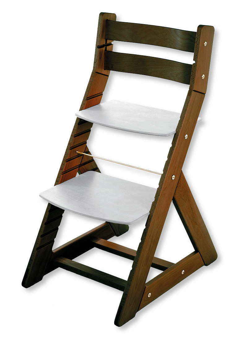 Hajdalánek Rostoucí židle ALMA - standard (ořech, světle šedá)