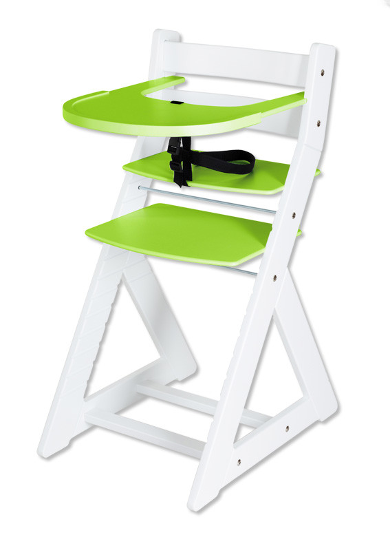 Hajdalánek Rostoucí židle ELA - velký pultík (bílá, zelená)